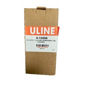 Uline Monarch 1110 Red Removable Labels 17M Roll Box Avery Dennison New